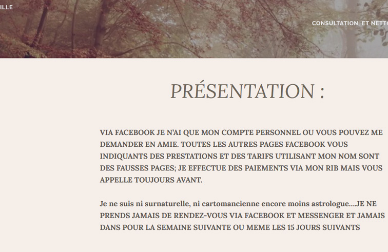 Florence hubert lutte contre l'usurpation de son identité